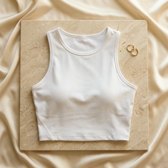 Cropped Suplex Donna — Branco