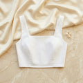 Cropped Gola Quadrada Donna — Branco